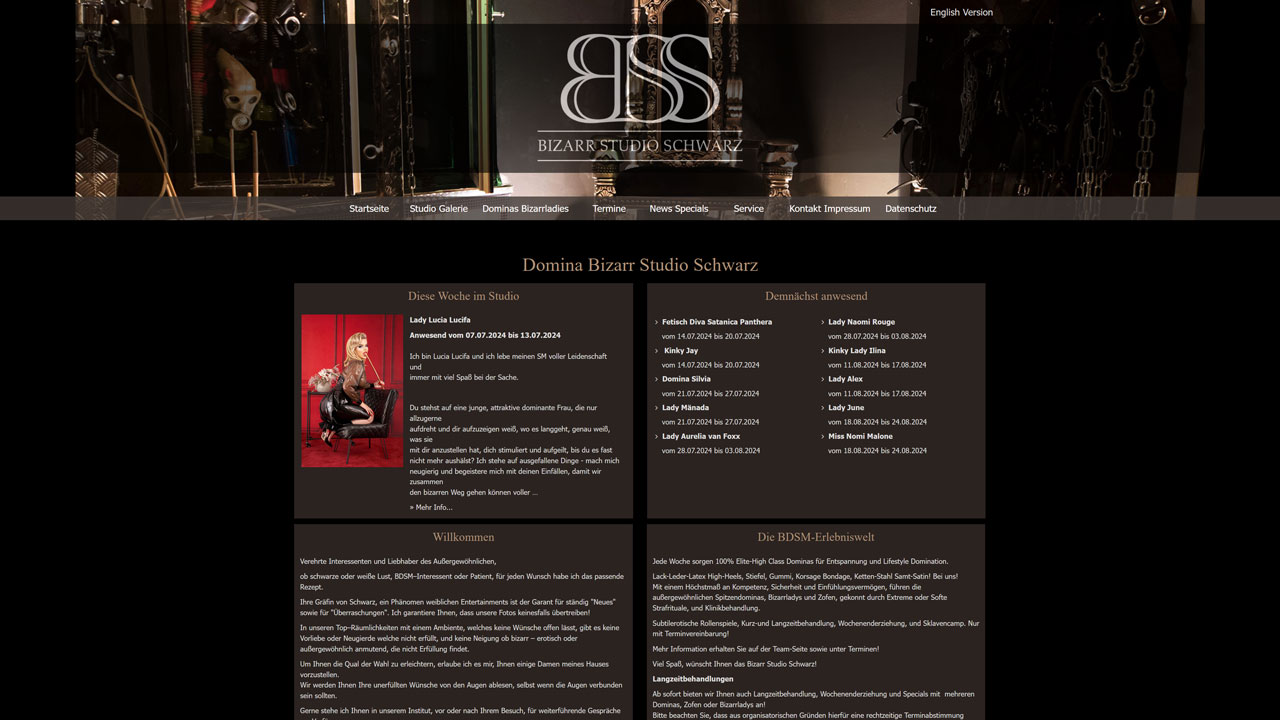 Webseite von Bizarrstudio Schwarz besuchen