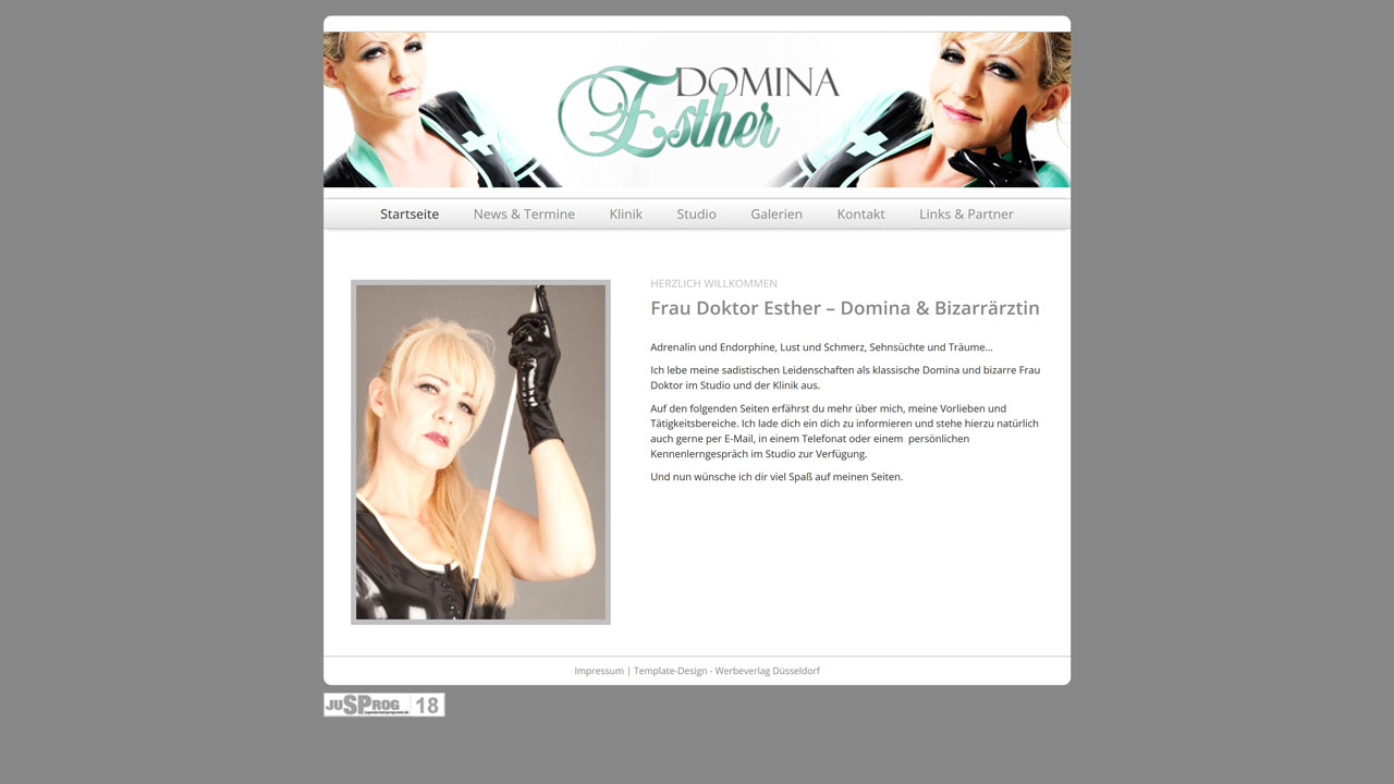 Webseite von Domina Esther besuchen