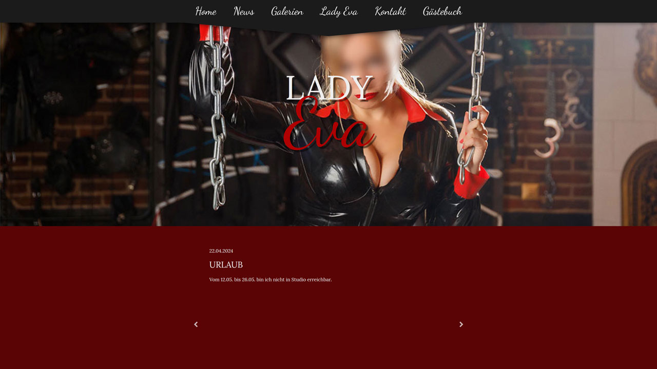 Webseite von Lady Eva besuchen
