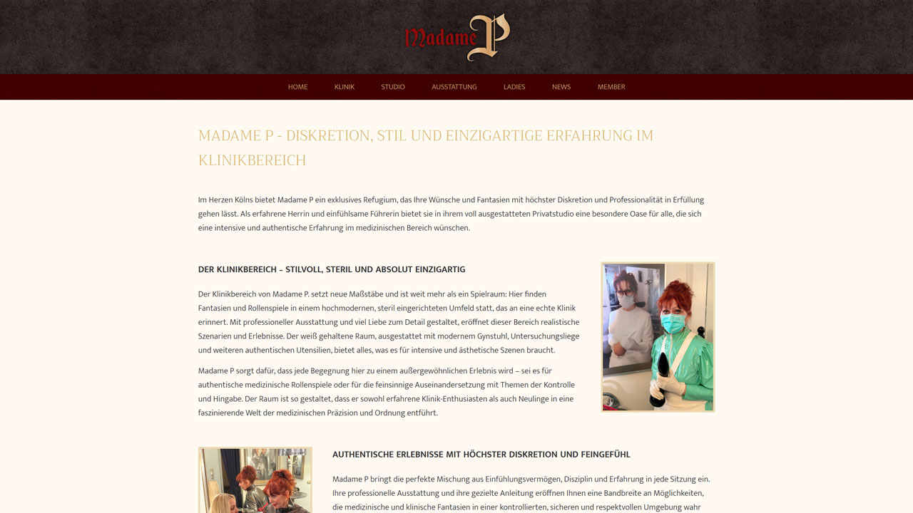 Webseite von Madame P besuchen