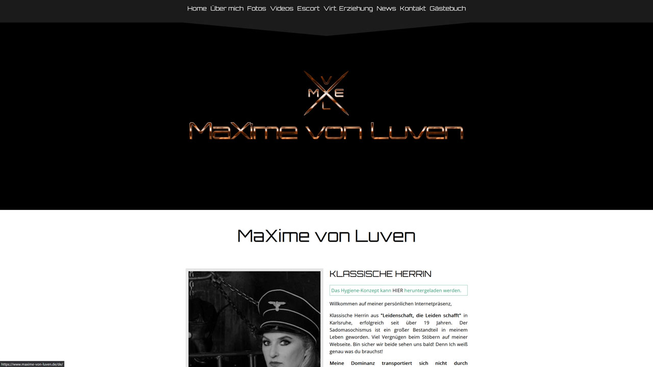 Webseite von Maxime von Luven besuchen