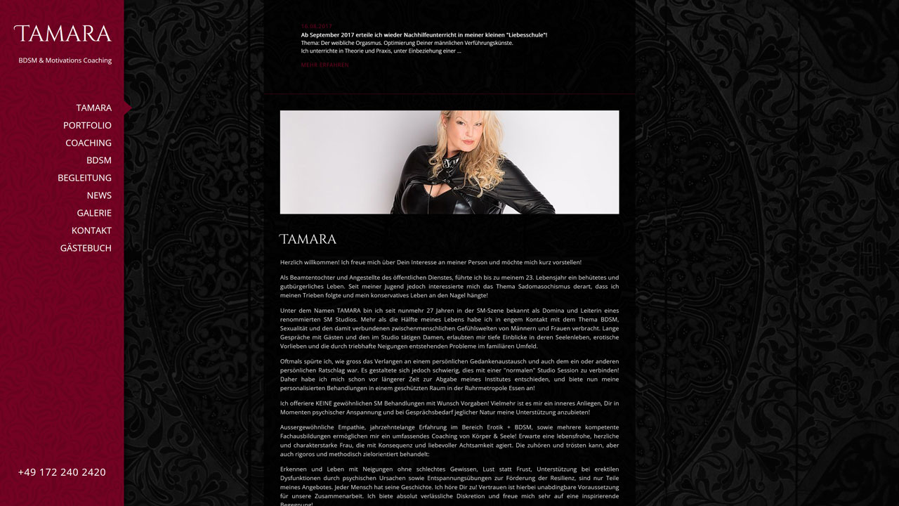 Webseite von Tamara besuchen