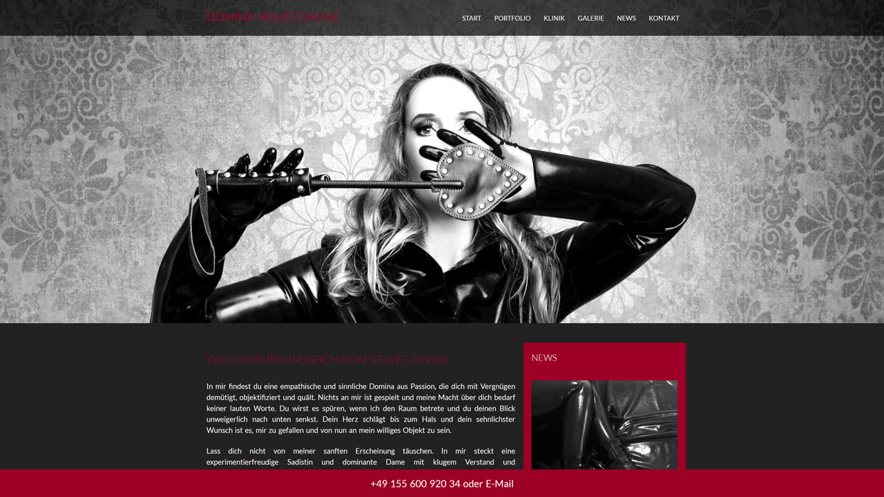 Webseite von Velvet Divine besuchen