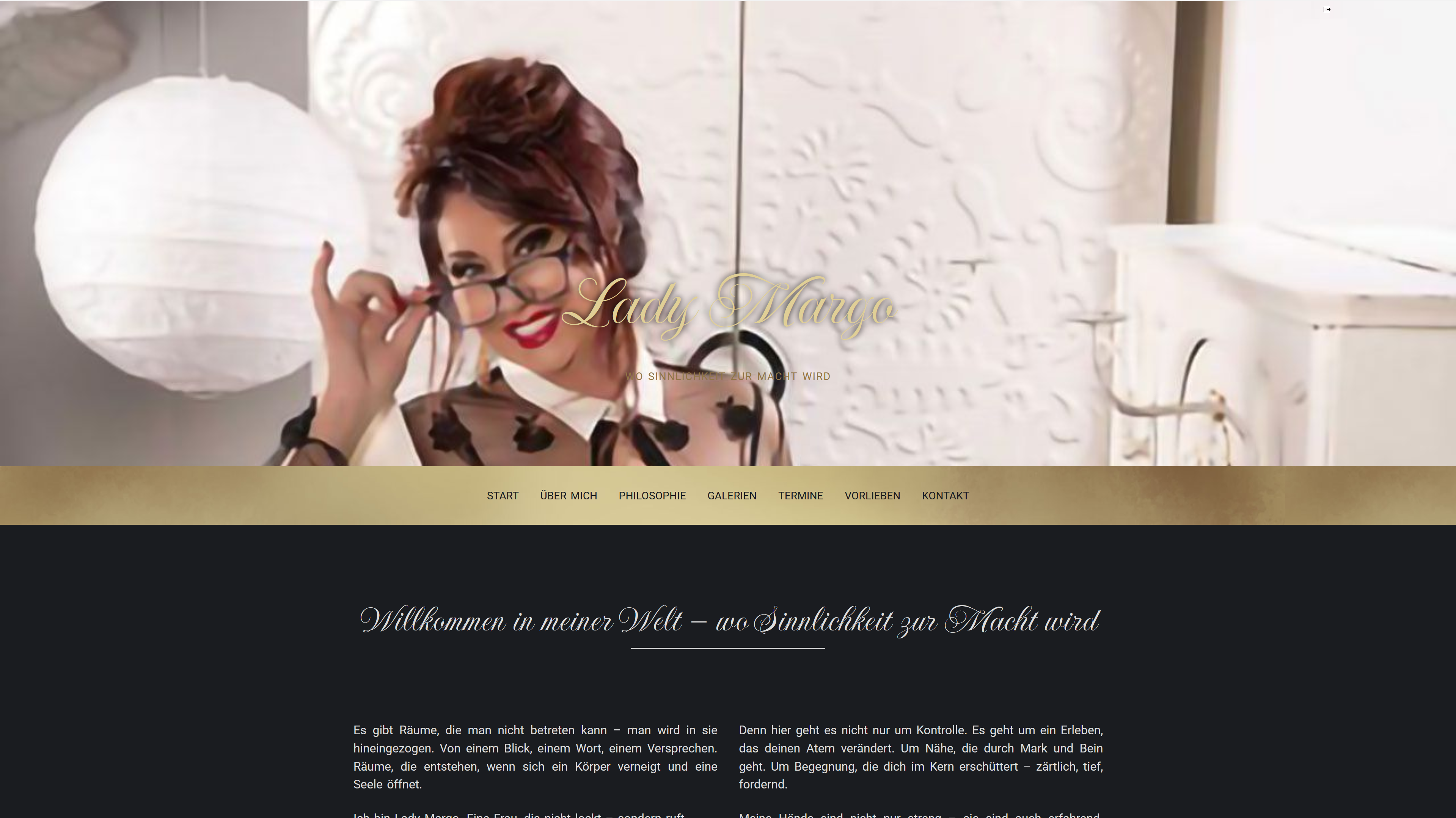 Webseite von Lady Margo besuchen