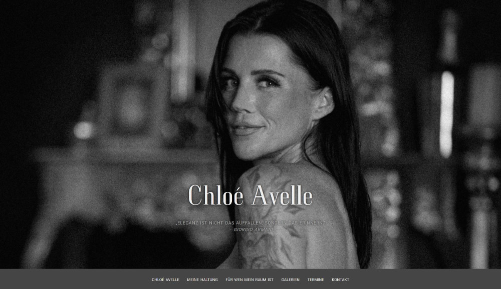 Webseite von Chloe Avelle besuchen